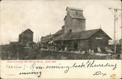 Lena Elevator and Roller Mills Postcard