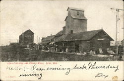 Lena Elevator and Roller Mills Wisconsin Postcard Postcard Postcard