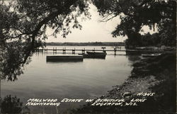 Mallwood Estate on Beautiful Lake Koskonong Postcard
