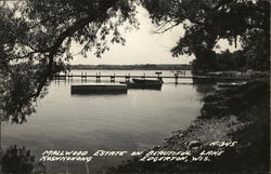 Mallwood Estate on Beautiful Lake Koskonong Postcard