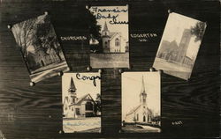 Views of Churches Postcard