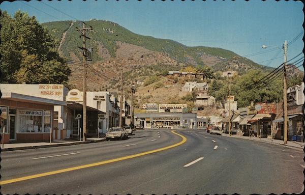Business District of Manitou Ave Manitou Springs Colorado