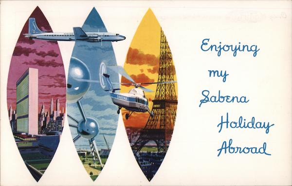 Only Sabena Belgian World Airlines Airline Advertising