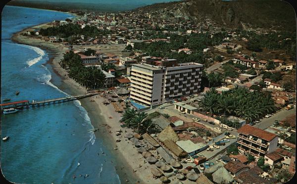 Air View of Puerto Vallarta Mexico