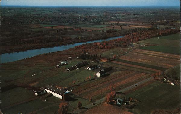 Aerial View of Farm New York