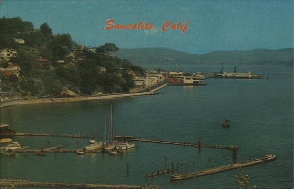 View of Sausalito California