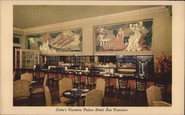 Lotta's Fountain, Palace Hotel San Francisco California