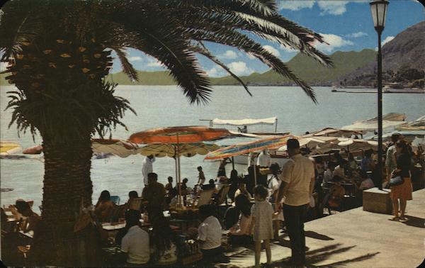 Umbrellas on the Beach Chapala Mexico