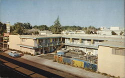 Visalia Inn Motel California Postcard