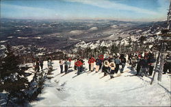 Cannon Mountain "Time Trial" Races Postcard