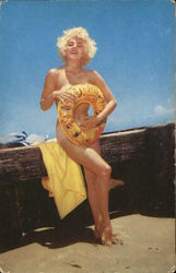 Souvenir at the Beach Swimsuits & Pinup Postcard Postcard Postcard