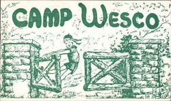 Camp Wesco, Westmoreland Area Girl Scout Camp Postcard