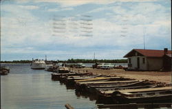 Anderson's Dock, Detroit Harbor Washington Island, WI Postcard Postcard Postcard