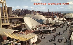 Seattle World's Fair Industrial Exhibits Postcard