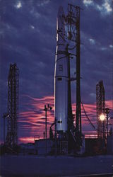 Sunset and Missiles Postcard