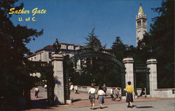 Sather Gate, University of California Berkeley, CA Postcard Postcard Postcard