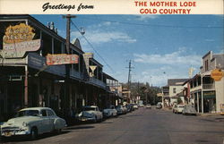 Street Scene Jamestown, CA Postcard Postcard Postcard