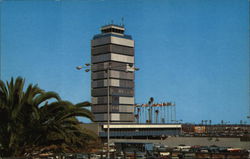 Control Tower Los Angeles International Air Terminal Postcard