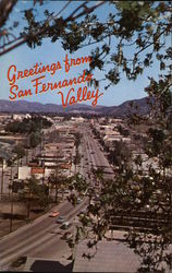 Ventura Blvd., San Fernando Valley Postcard