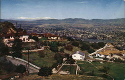 San Fernando Valley from Mulholland Drive Postcard