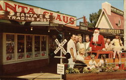 Santa's Trading Post Postcard