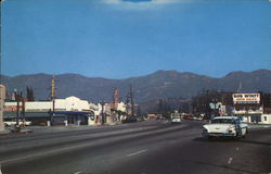 Montrose Avenue at Honolulu Street Postcard