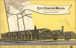 City Center Motel Tacoma, WA Postcard Postcard Postcard