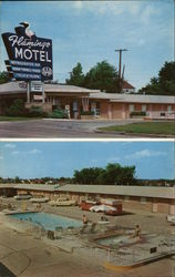 Flamingo Motel, 5915 E. 11th Street Tulsa, OK Postcard Postcard Postcard