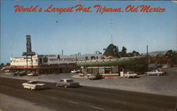 World's Largest Hat Tijuana, Mexico Postcard Postcard Postcard