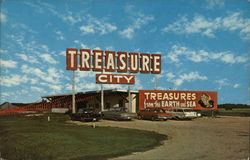 Treasure City Stores Manistique, MI Postcard Postcard Postcard