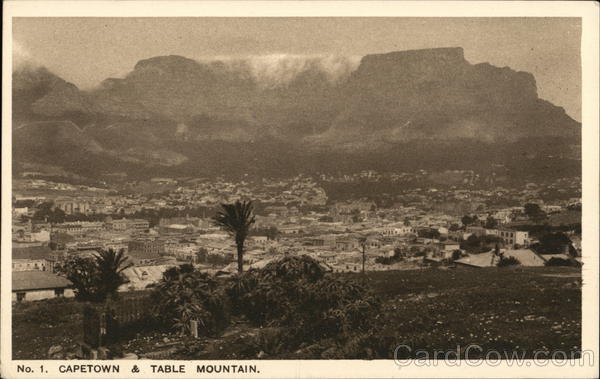 Cape Town & Table Mountain South Africa