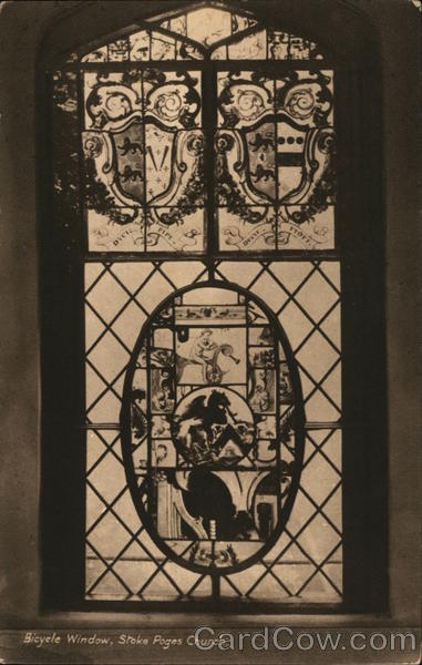 Bicyle Window, Stoke Poges Church England