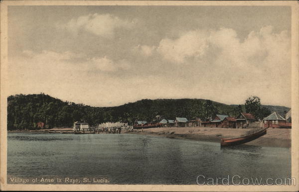 Village of Anse la Raye, St. Lucia St. Lucia (British West Indies)
