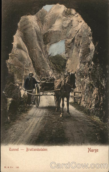 Tunnel, Bratlandsdalen Norway