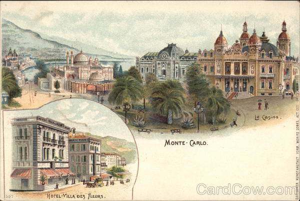 Hotel-Villa des Fleurs and Casino Monte Carlo Monaco