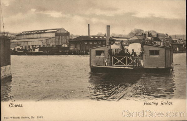 View of Floating Bridge Cowes England