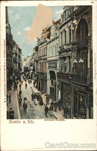 Hohestrasse Cologne Germany