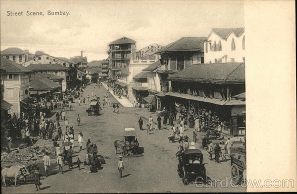 Street Scene Bombay India