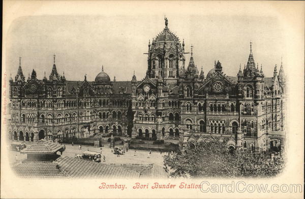 Bori Bunder Station Bombay India