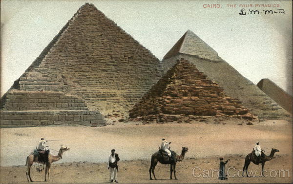 Cairo, the Four Pyramids Egypt Africa