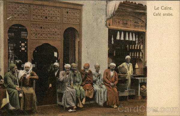 Arabic Cafe Cairo Egypt Africa