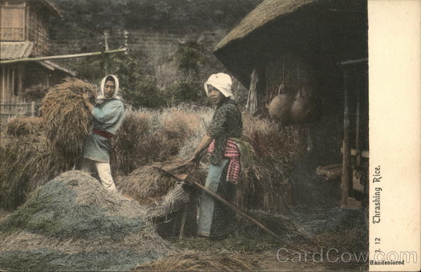 Thrashing Rice Japan