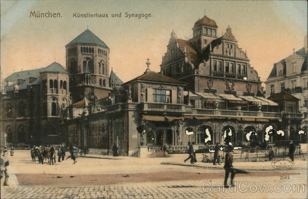 Kunstlerhaus und Synagoge Munich Germany
