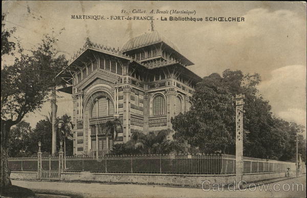 Schoelcher Library Fort-de-France Martinique Caribbean Islands