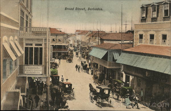 Broad Street Bridgetown Barbados Caribbean Islands
