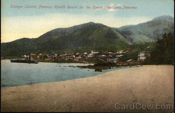 Famous Health Resort for the Canal Employees Taboga Island Panama