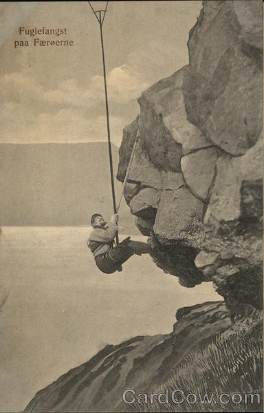 Mountain Climber - Bird hunting in the Faroes Denmark