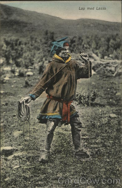 Lapplander with Lasso Norway