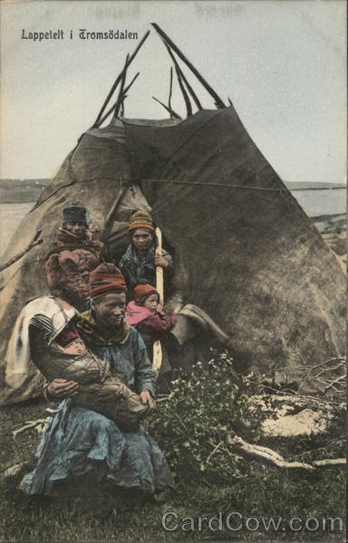 Lappetelt i Tromsodalen Norway