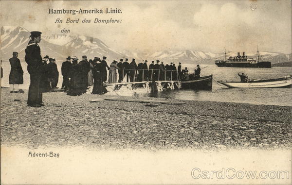 Boarding the Streamers, Advent Bay Spitsbergen Norway
